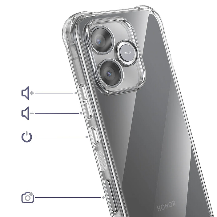 Avis Avizar Coque pour Honor 600 Lite Antichoc à Coins Bumper avec Verre Trempé