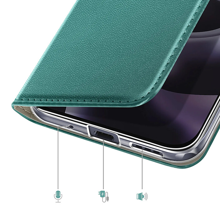Acheter Avizar Étui pour Moto G87 avec Porte-carte Magnétique et Fonction Support Vidéo