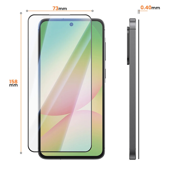 Avizar Protection d'Écran pour Galaxy A56 en Verre Trempé 0.40mm Haute Résistance pas cher