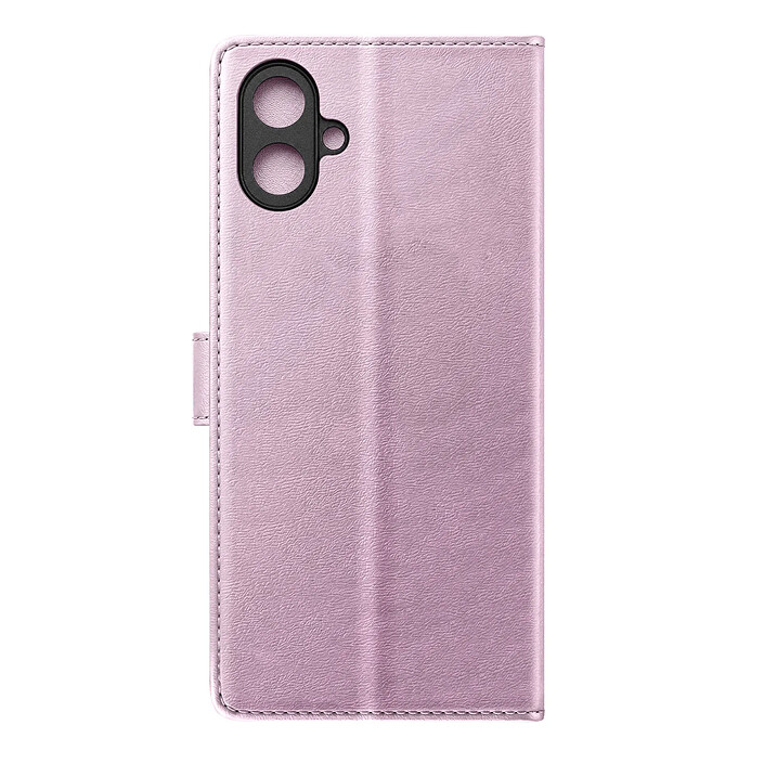 Mayaxess Étui Portefeuille 2 en 1 pour Galaxy A07 avec Coque Détachable Rose champagne