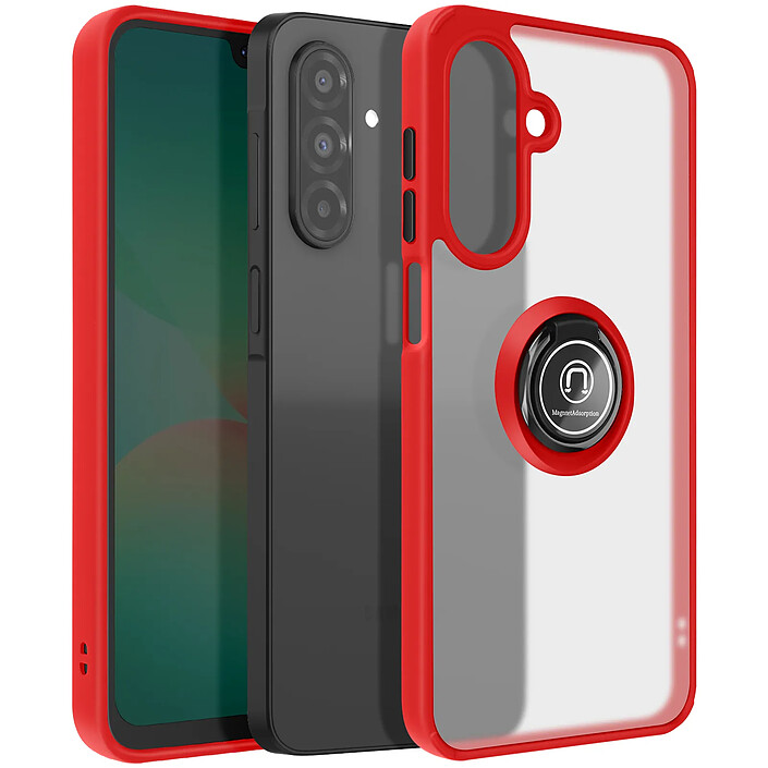 Avizar Coque pour Galaxy A27 Protection Bi-matière avec Anneau Rotatif