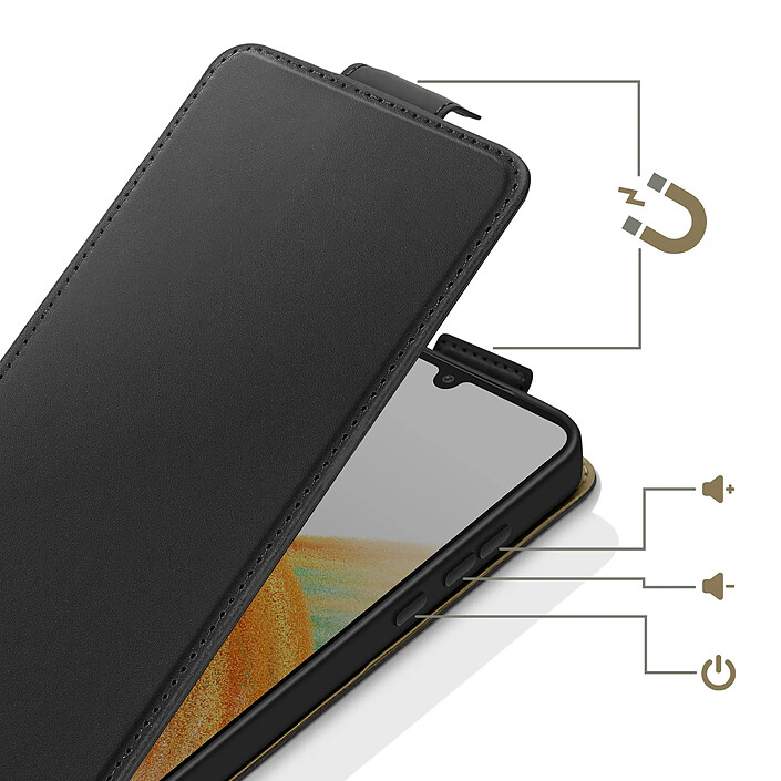 Avis Avizar Étui à Clapet Vertical Magnétique pour Galaxy A33 5G avec Porte-carte Intégré