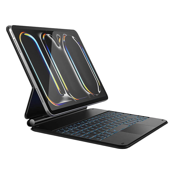 Avizar Étui Clavier AZERTY pour Tablette 10" avec connecteur USB-C et Support Intégré