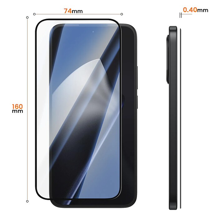 Avizar Protection d'Écran pour Xiaomi 15T en Verre Trempé 0.40mm Haute Résistance pas cher