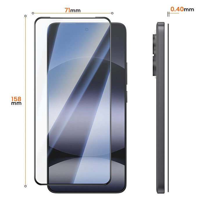 Avizar Protection d'Écran pour Redmi Note 14 en Verre Trempé 0.40mm Haute Résistance pas cher