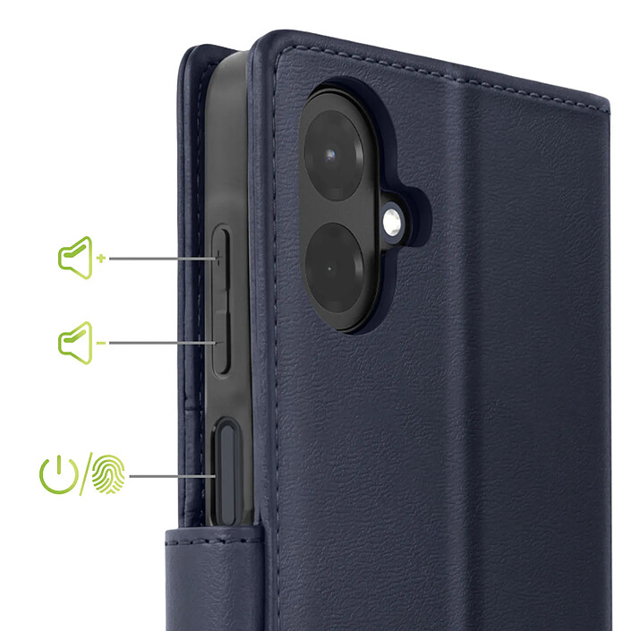 Acheter Mayaxess Étui Portefeuille 2 en 1 pour Galaxy A07 avec Coque Détachable Bleu nuit