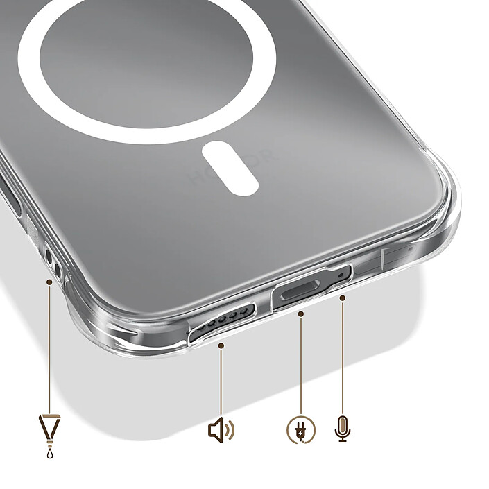 Acheter Avizar Coque Magnétique Antichoc pour Honor 600 Lite à Coins Bumper et Caméra Surélevée