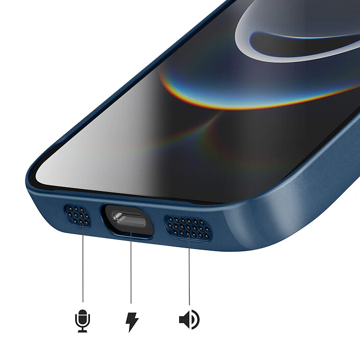 Acheter Avizar Coque Magsafe pour iPhone 16e avec Protection Caméra en Verre Trempé