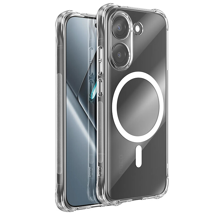 Avizar Coque Magnétique Antichoc pour Poco X8 Pro à Coins Bumper et Caméra Surélevée