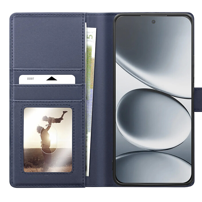 Mayaxess Étui Portefeuille 2 en 1 pour Redmi Note 15 avec Coque Détachable Bleu nuit pas cher