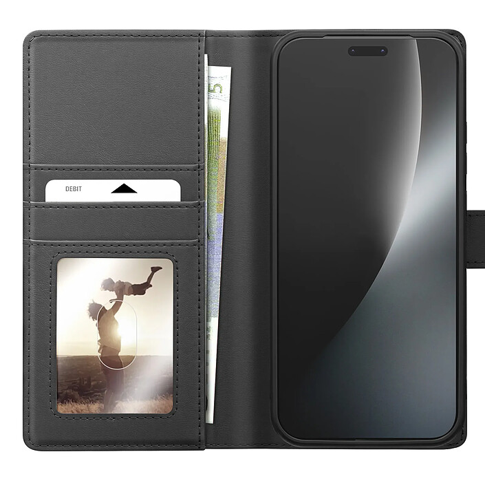 Mayaxess Étui Portefeuille 2 en 1 pour Honor Magic 8 Pro avec Coque Détachable Noir pas cher