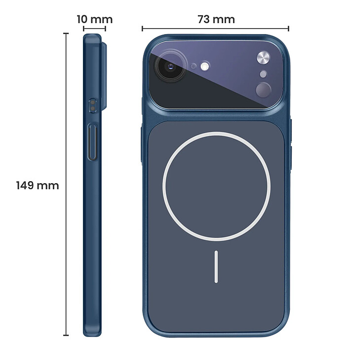 Avizar Coque Magsafe pour iPhone 16e avec Protection Caméra en Verre Trempé pas cher