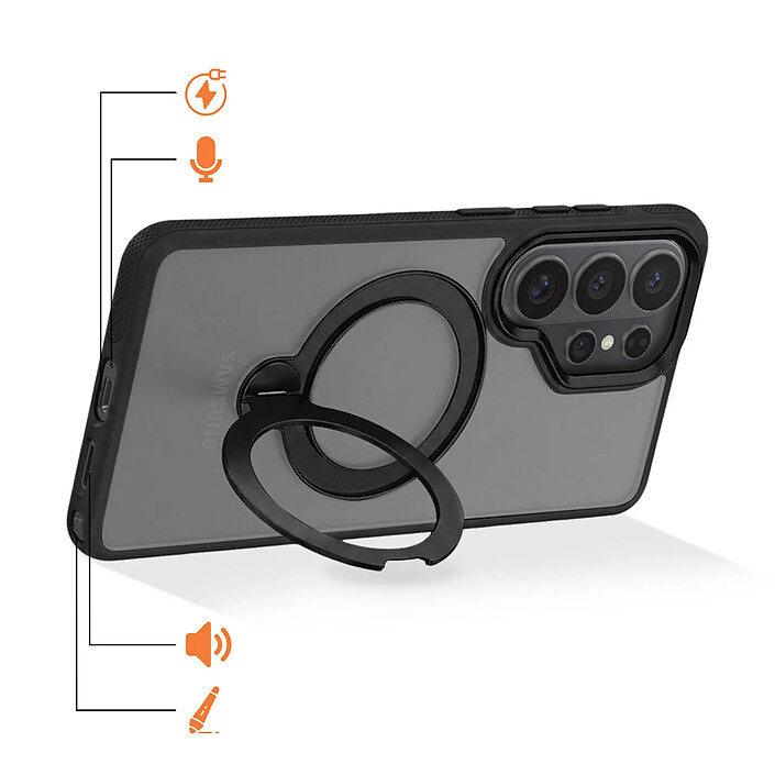 Acheter Avizar Coque Magnétique pour Galaxy S26 Ultra Antichoc avec Anneau Rotatif 360°