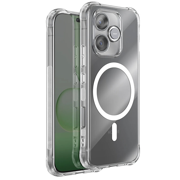 Avizar Coque Magnétique Antichoc pour Honor 600 Lite à Coins Bumper et Caméra Surélevée