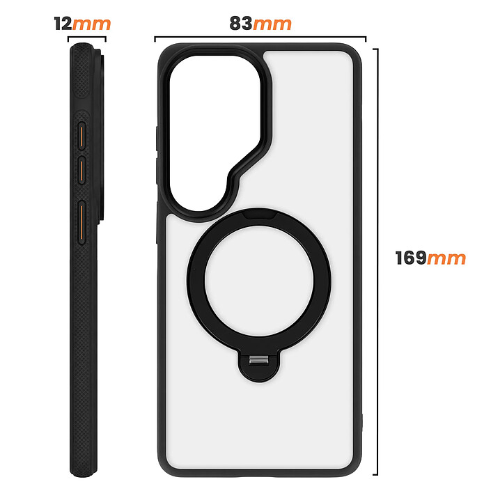 Avizar Coque Magnétique pour Galaxy S26 Ultra Antichoc avec Anneau Rotatif 360° pas cher