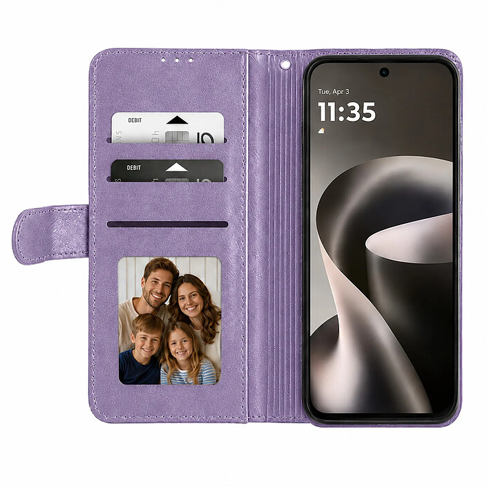 Avis Avizar Étui Portefeuille pour Motorola Moto G37 / G37 Power / G47 avec Support
