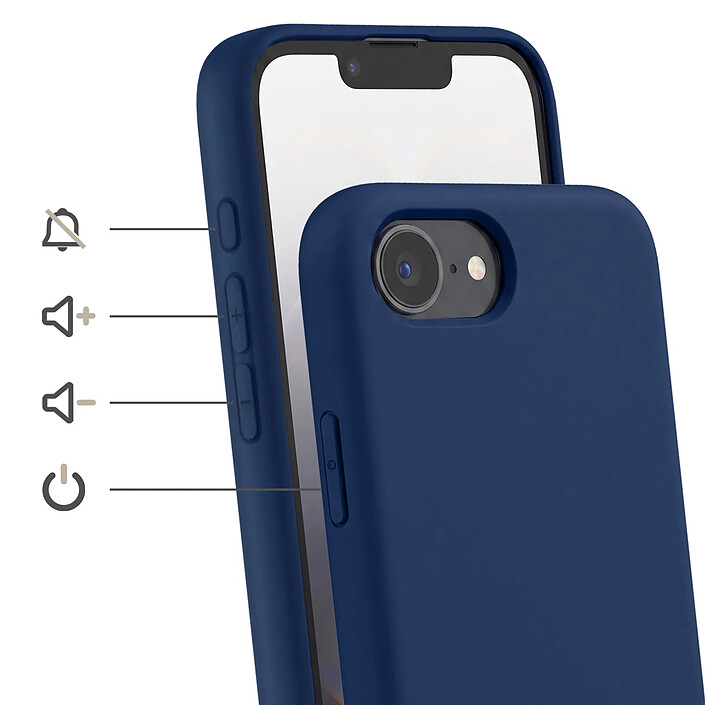 Avis Avizar Coque pour iPhone 16e en Silicone avec Cordon en Nylon Tressé Ajustable