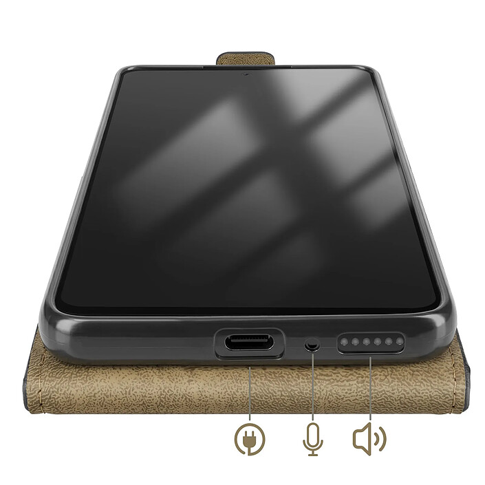 Acheter Avizar Étui à Clapet Vertical Magnétique pour Redmi Note 13 4G avec Porte-carte