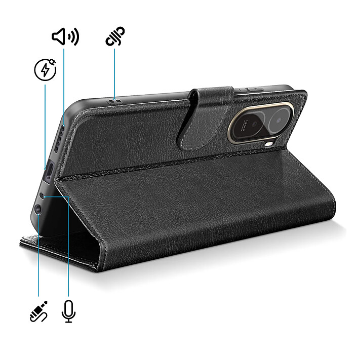 Acheter Avizar Étui pour Redmi A7 Pro Série Chesterfield avec Porte-cartes et Support Vidéo