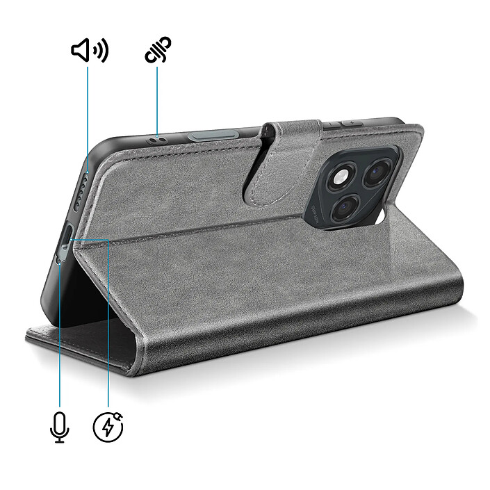 Acheter Avizar Étui Portefeuille Chesterfield pour Honor 400 Lite avec Fonction Support Vidéo