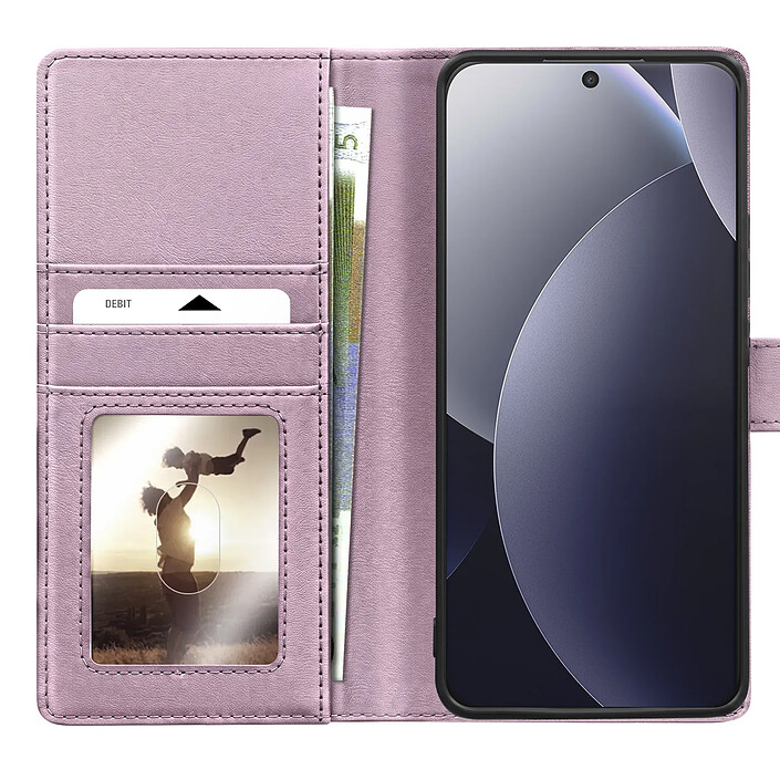 Mayaxess Étui Portefeuille 2 en 1 pour Redmi Note 15 Pro Plus 5G avec Coque Détachable Rose champagne pas cher