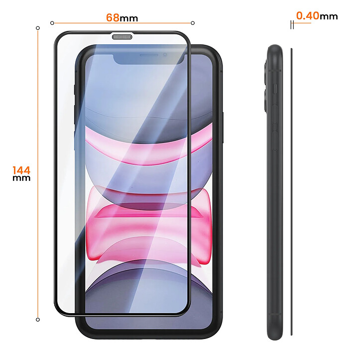 Avizar Protection d'Écran pour iPhone 11 en Verre Trempé 0.40mm Haute Résistance pas cher