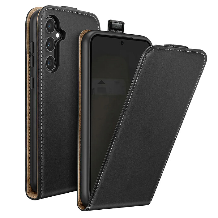 Avizar Étui à Clapet Vertical Magnétique pour Galaxy S23 FE avec Porte-carte Intégré