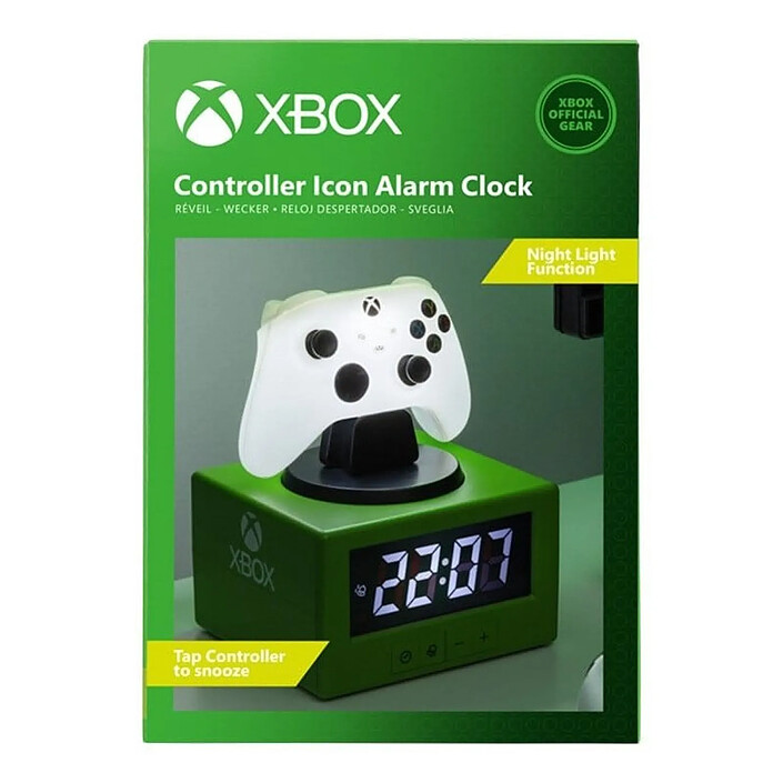 Paladone Réveil Xbox Controller - Officiel, Réveil Digital avec Date Paladone Réveil Xbox Controller - Officiel, Réveil Digital avec Date