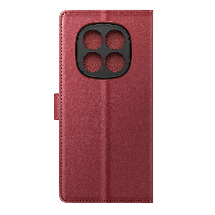 Mayaxess Étui Portefeuille 2 en 1 pour Redmi Note 15 Pro 5G avec Coque Détachable Bordeaux