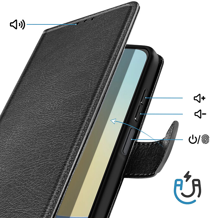 Avis Avizar Étui pour Redmi A7 Pro Série Chesterfield avec Porte-cartes et Support Vidéo