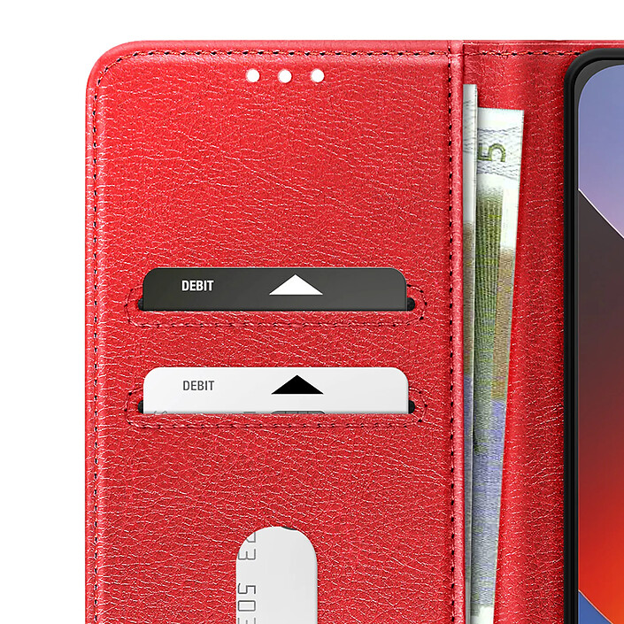 Avizar Étui pour Redmi A7 Pro Série Chesterfield avec Porte-cartes et Support Vidéo pas cher