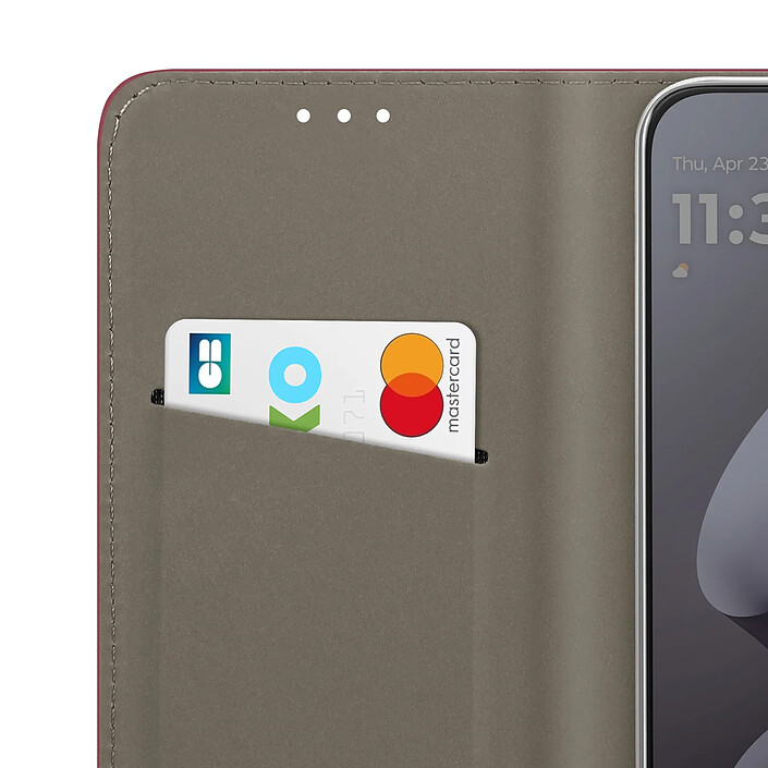 Avizar Étui pour Moto G87 avec Porte-carte Magnétique et Fonction Support Vidéo pas cher