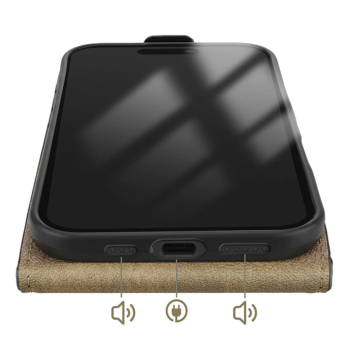 Acheter Avizar Étui à Clapet Vertical Magnétique pour iPhone 16 avec Porte-carte Intégré