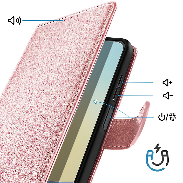 Avis Avizar Étui pour Redmi A7 Pro Série Chesterfield avec Porte-cartes et Support Vidéo