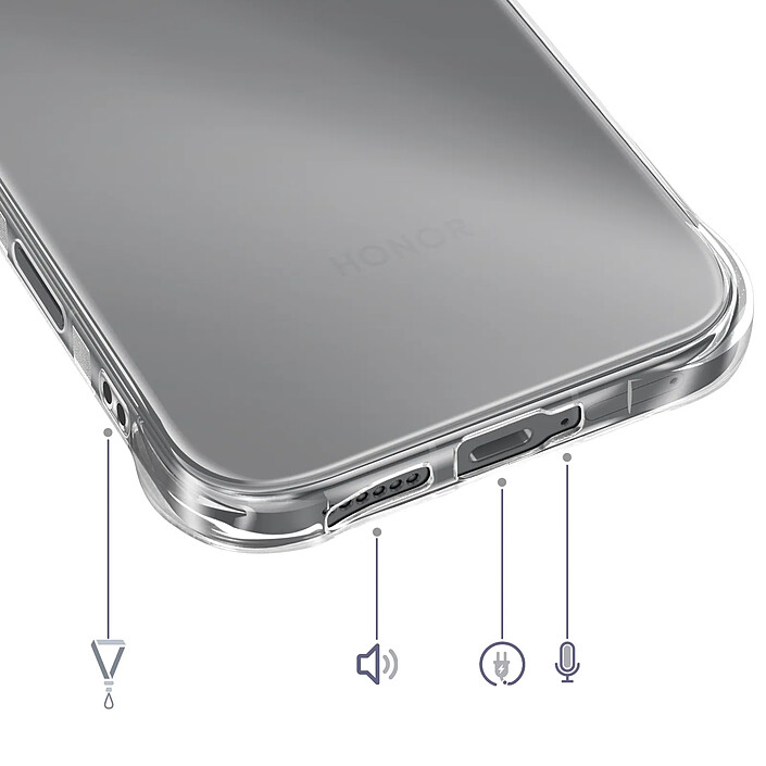 Avizar Coque pour Honor 600 Lite Antichoc à Coins Bumper avec Verre Trempé pas cher