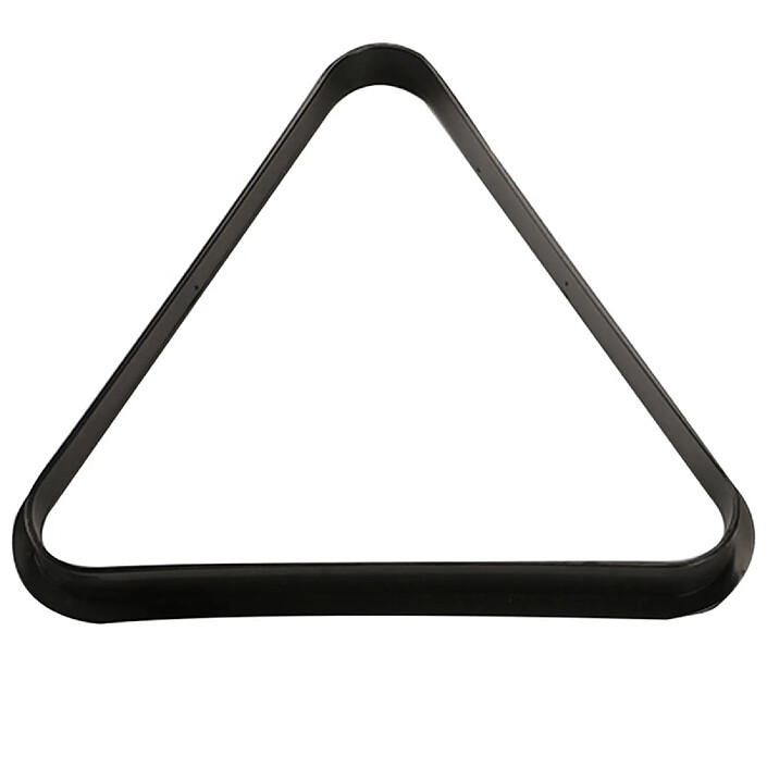 De Faugères Triangle de Billard en Plastique Compatible avec les Billes de 50.8mm Noir