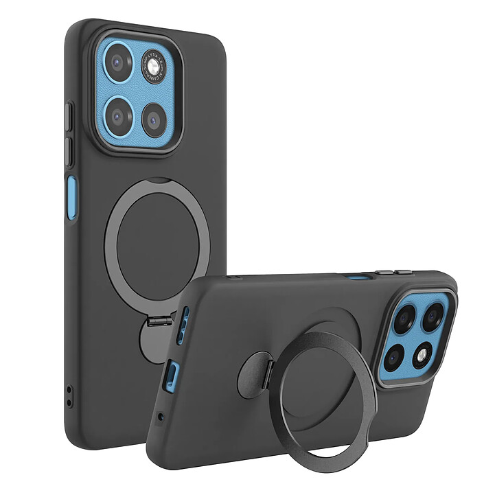 Avizar Coque pour Moto G17 / G17 Power avec Anneau MagSafe Pliable et Rotatif