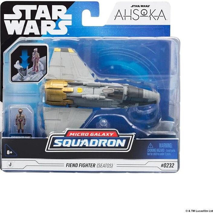 Star Wars - Véhicule Moyen Fiend Fighter avec Star Navigator 13 cm