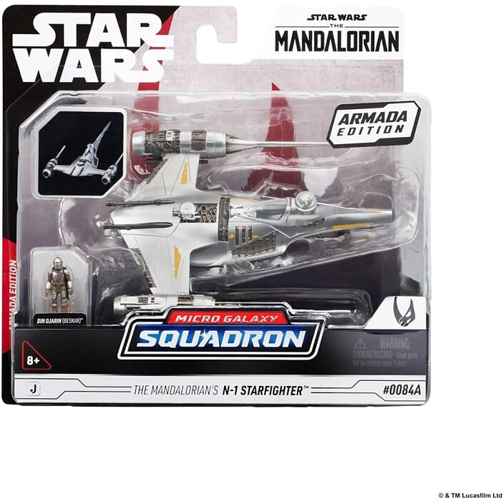 Star Wars - Véhicule Moyen N1 avec Mando 13 cm