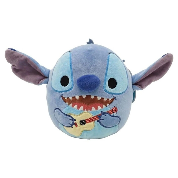 Lilo & Stitch - Peluche Squishmallow Stitch avec Guitare 20 cm