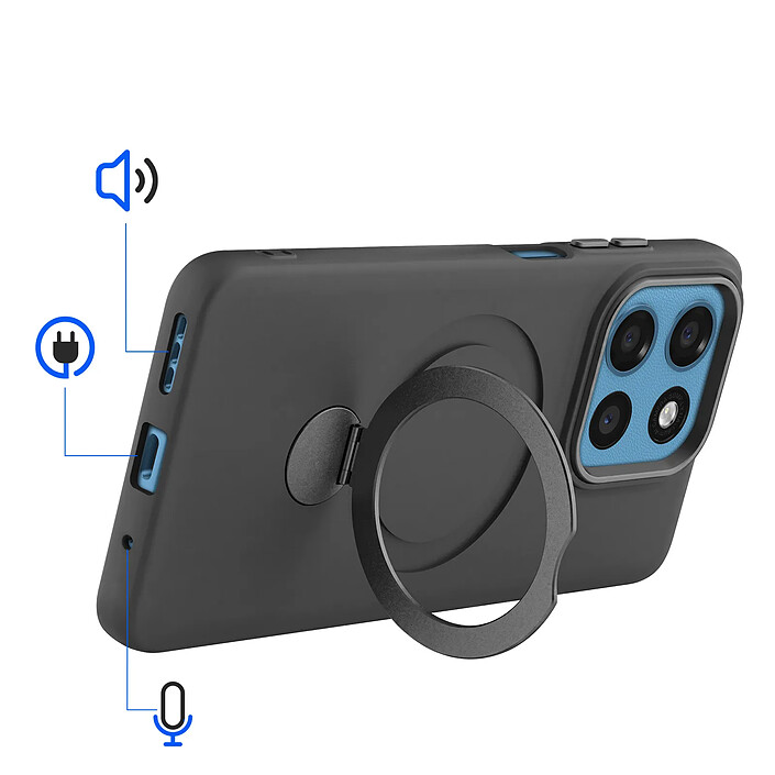 Acheter Avizar Coque pour Moto G17 / G17 Power avec Anneau MagSafe Pliable et Rotatif