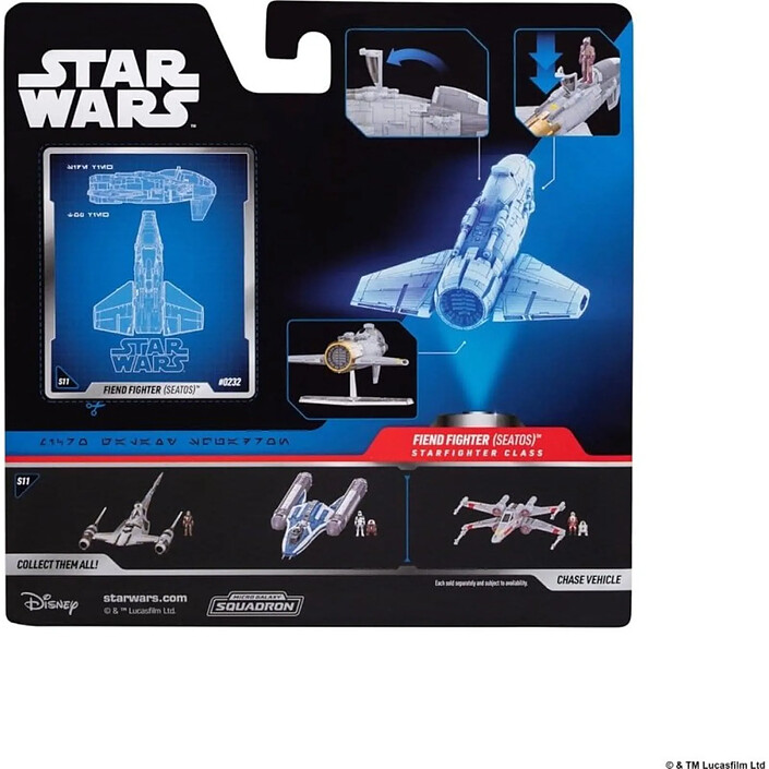 Acheter Star Wars - Véhicule Moyen Fiend Fighter avec Star Navigator 13 cm