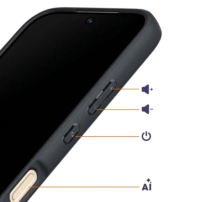 Avizar Coque Magnétique pour Honor 600 / 600 Pro avec Anneau Rotatif 360° pas cher