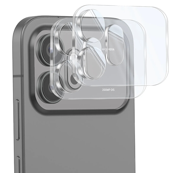 Avizar Lot de 2 Protection Caméra Arrière pour Honor 600 en Verre Trempé Incurvé 3D