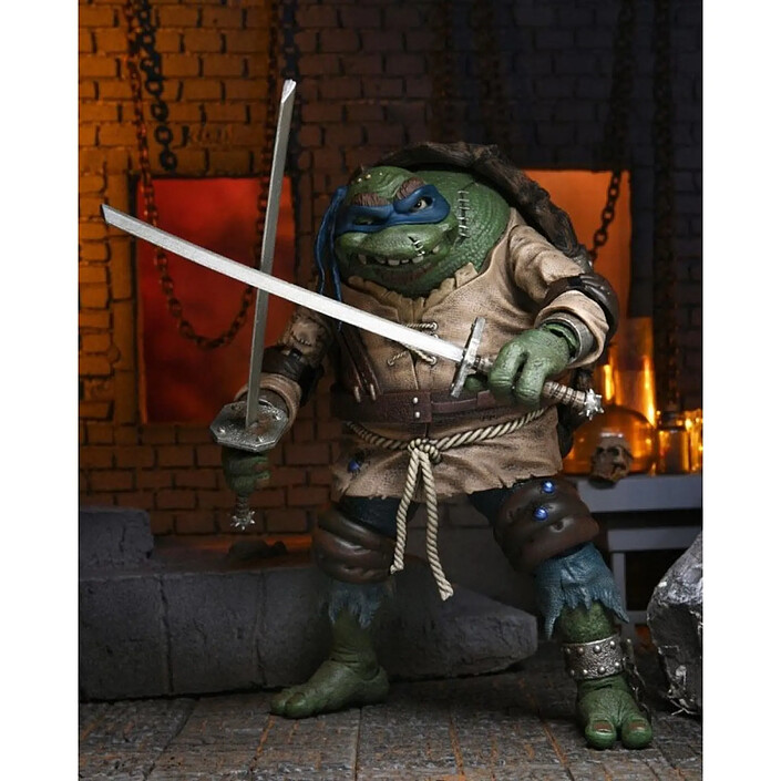 Universal Monsters x Teenage Mutant Ninja Turtles - Figurine Ultimate Leonardo as The Hunchback 18 cm pas cher