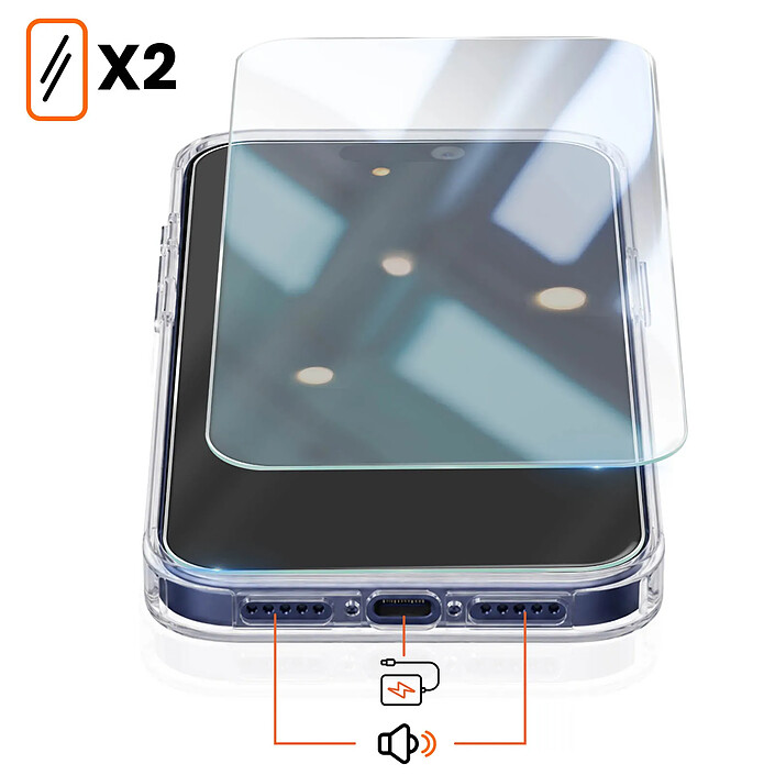 Avizar Pack de Protection pour iPhone 17 Pro Intégrale 5-en-1 pas cher