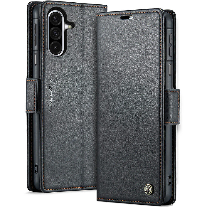 Avizar Étui Portefeuille pour Galaxy A17 Collection CaseMe Anti-RFID