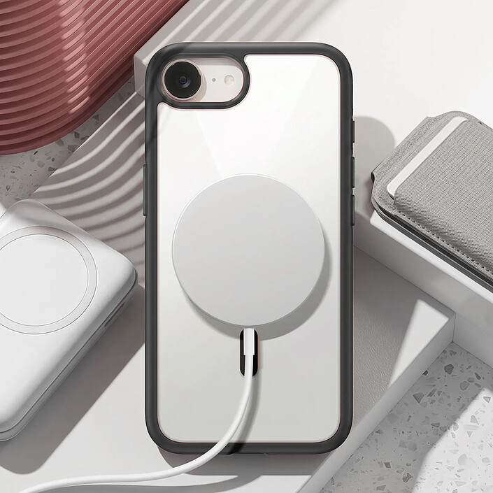 Avis Zanaé Coque MagSafe pour iPhone 16e avec Contour Souple et Caméra Surélevée Noir