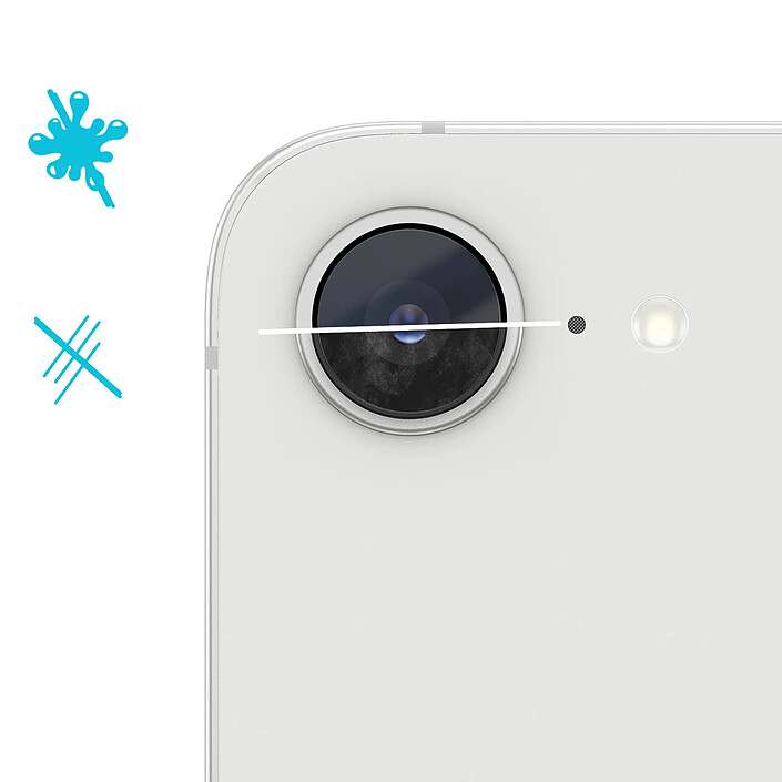 Avis Zanaé Verre Trempé Caméra pour iPhone 16 Antichoc Qualité Photo Inchangée Argent