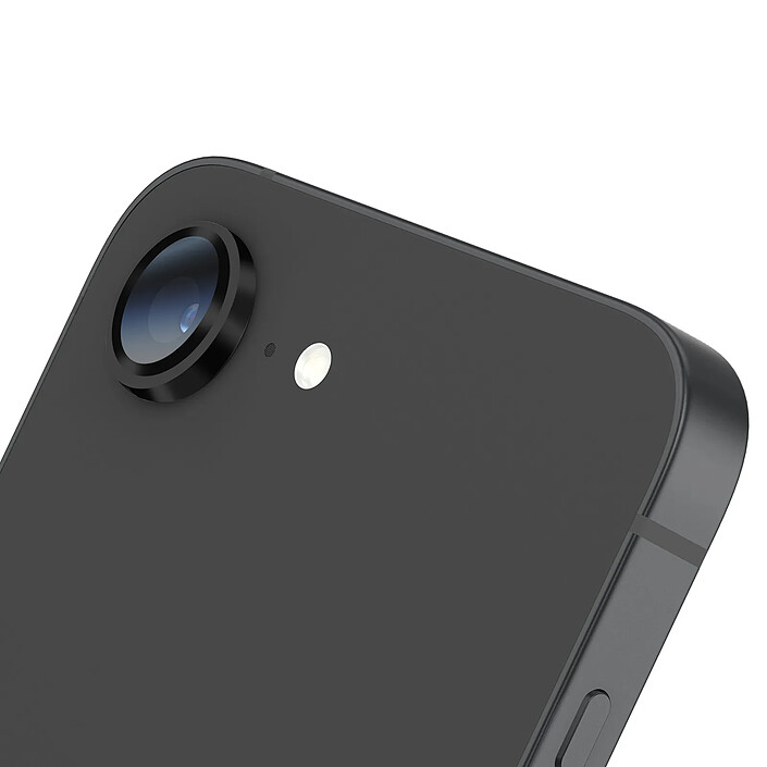 Zanaé Verre Trempé Caméra pour iPhone 16e Antichoc Qualité Photo Inchangée Noir pas cher